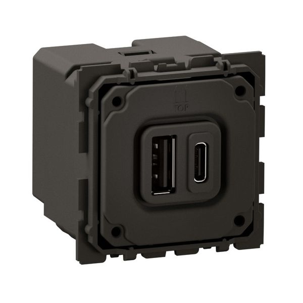 CHARGEUR 2 USB A+C 15W CELIANE image 5
