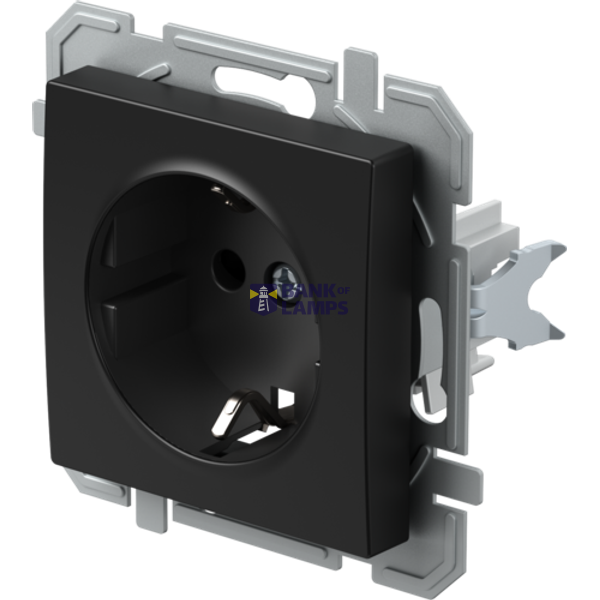 SOCKET SCHUKO 2P+E 16A 250V~ BV BK XO 4417118 image 2