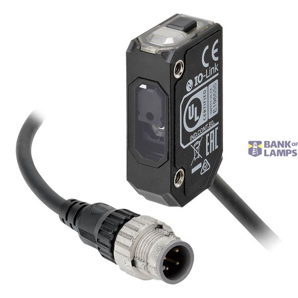 Photoelectric sensor, rectangular housing, plastic body, infrared lase E3AS0025M image 2