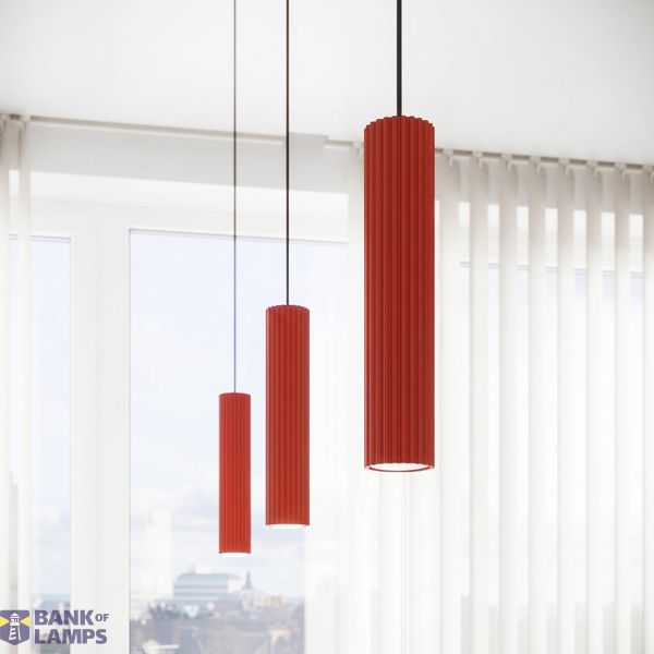 Pendant lamp KARBON 1 red image 8
