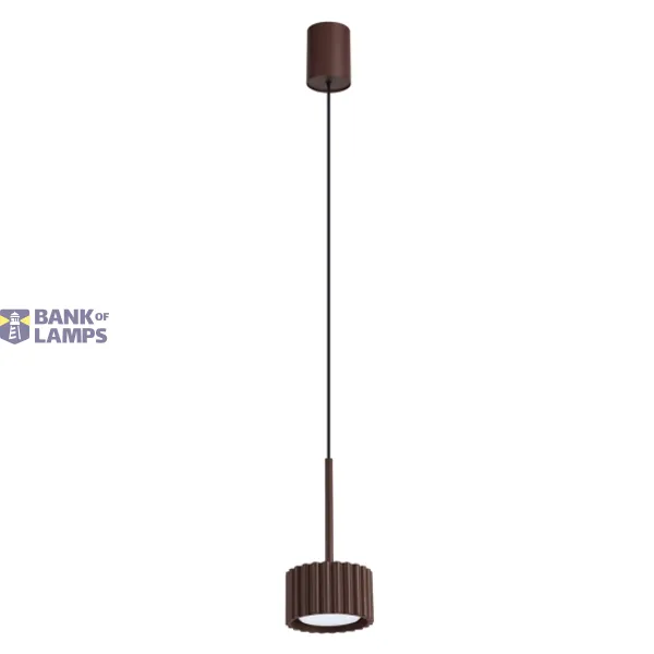 Pendant lamp AURA 1 brown Gx53 image 1