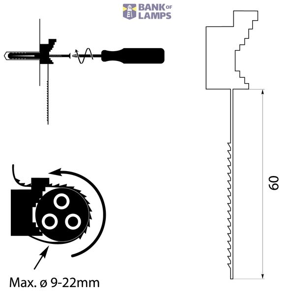 Strap holder - UP-22 100pcs image 2