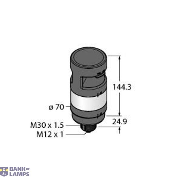 LED Signal Light Modular Signal Tower   TL70YAQ image 1
