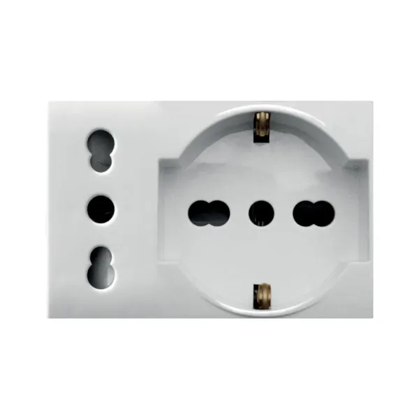 2P+E 10/16A ITA STD+SCHUKO WHITEK 3M image 1