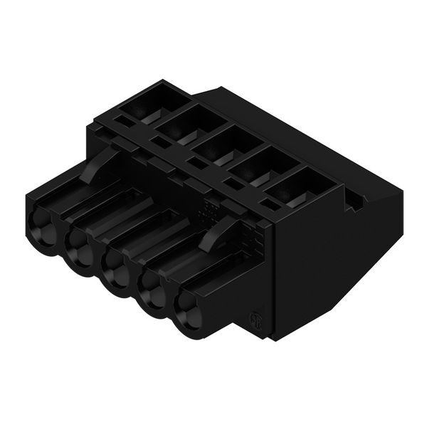 PCB plug-in connector, female plug, 5.00 mm, Number of poles: 5, 90°, Clamping yoke connection, Clamping range, max. : 4 mm², Box image 2