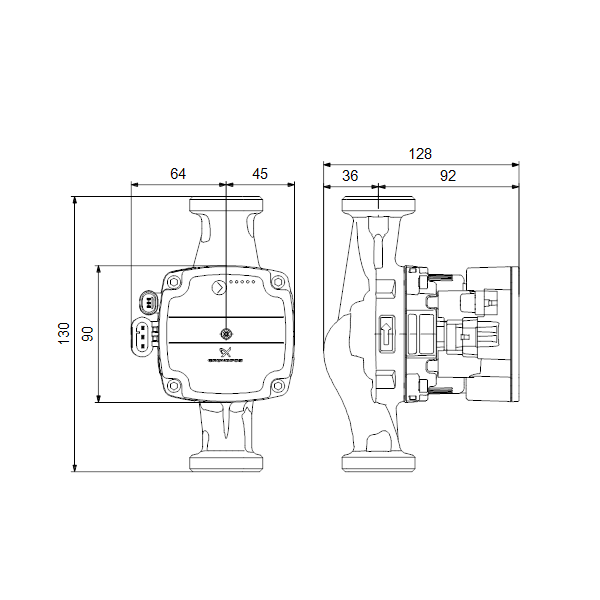 Circulator pump ALPHA SOLAR 25-75 130 1X230V 9H image 3