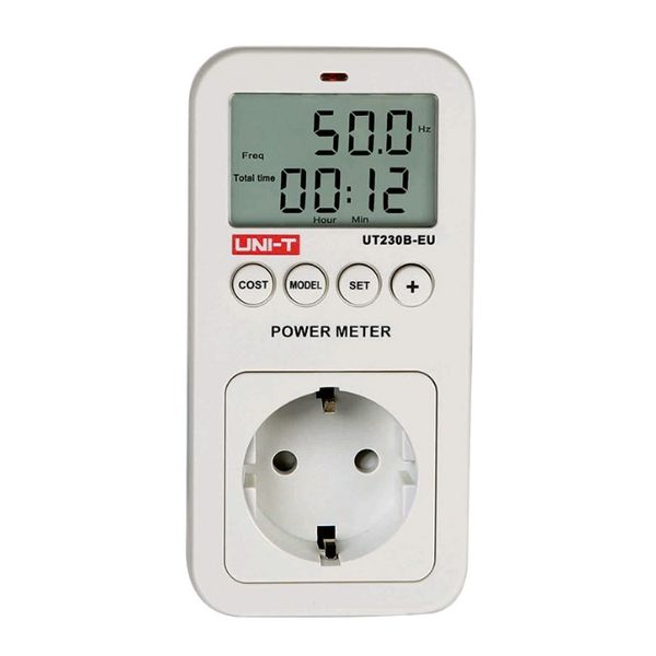 UT230B-EU Power Socket with voltage, current, time, power consumption and energy cos monitoring image 1