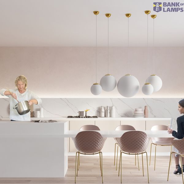 HANGING LAMP UGO 20 GOLD E27 1X60W IP20 image 4