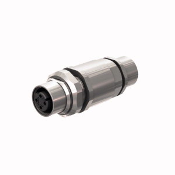 Accessories for Fieldbus Systems Ethernet Adapter and Wall Feedthrough M12 Female Connector   FKSD-FKSD-44 image 2