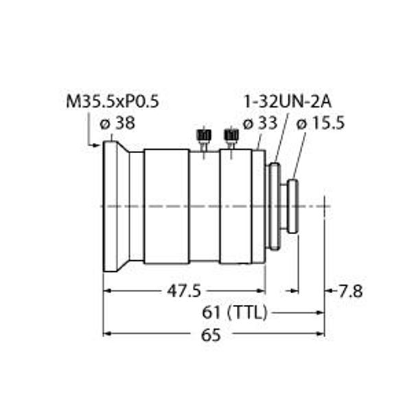 Image Processing C-mount Lens   LCF06LEVMP image 1