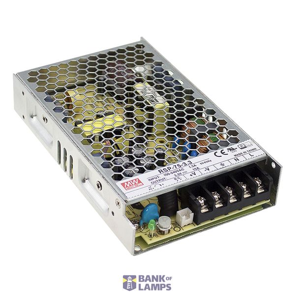RSP-75-48 Switching power supply, closed, 76W, 48V, 1,6A, MEAN WELL image 1