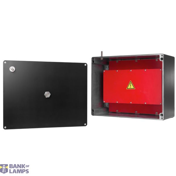 Metal housing, Width: 404 mm, Height: 313 mm, Depth: 181 mm, Powder co image 1