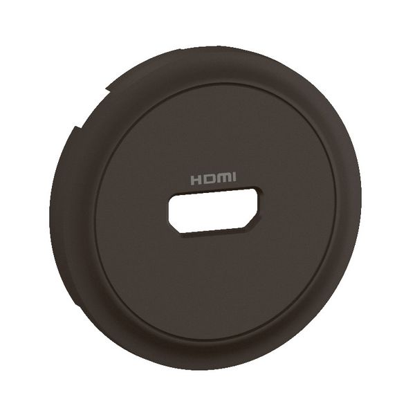 1.4 A TYPE HDMI PRE-CONNECTED SOCKET ROCKER BLACK image 3