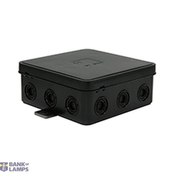 Puszka n/t 100x100x41 IP54 12-wl  V7 czarna image 1