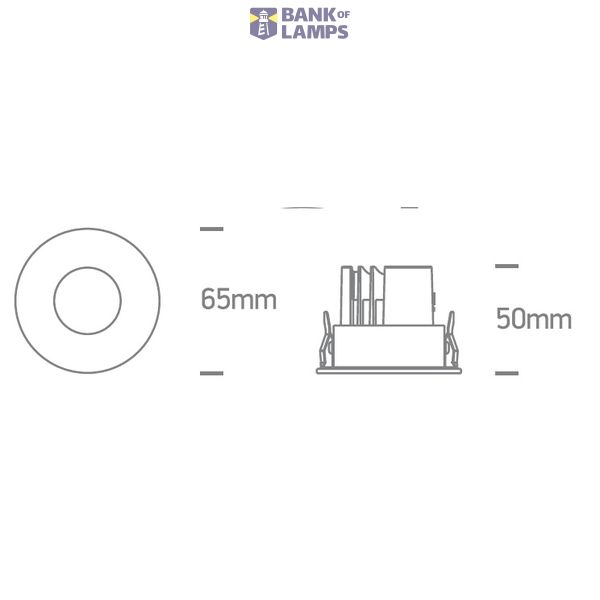 WHITE COB 6,5W WW 700mA IP65 image 2