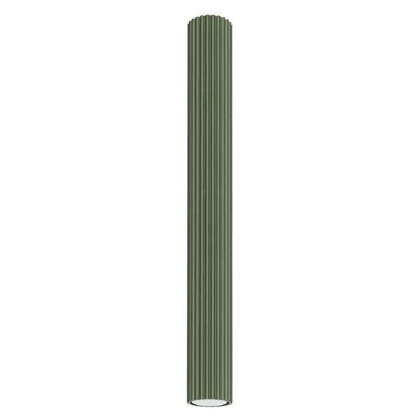 CEILING TUBE PIPE 60CM WITH ELEGANT GROOVING GREEN CARBON FOR A MODERN LIVING ROOM image 1