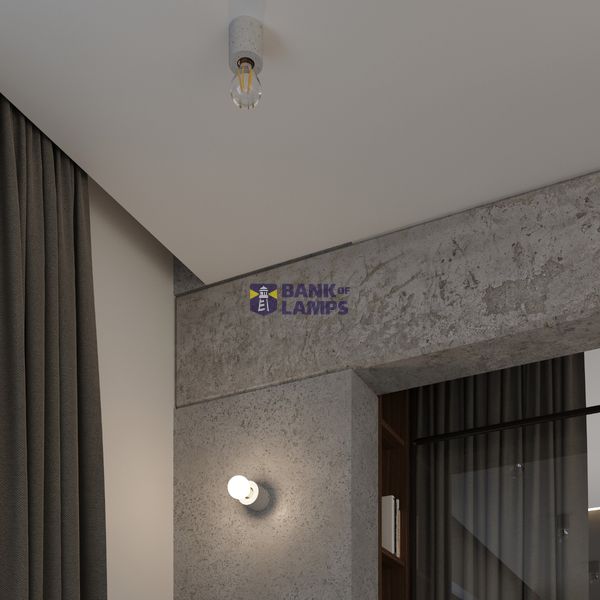 WALL LAMP SALGADO CONCRETE E27 1X60W IP20 image 6