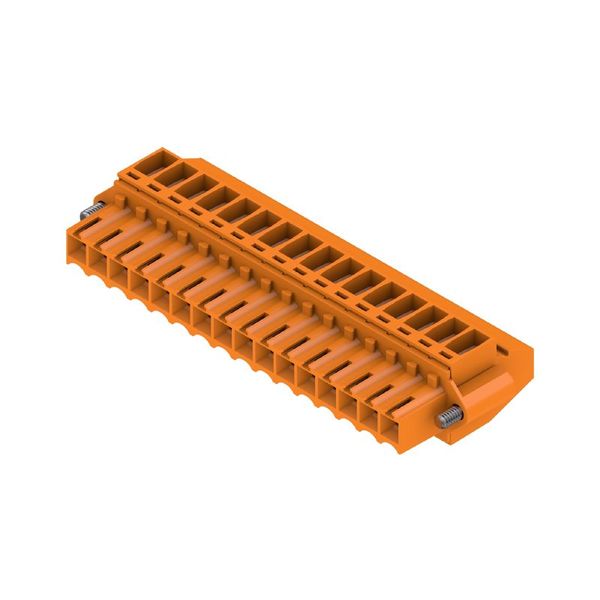 PCB plug-in connector, female plug, 3.50 mm, Number of poles: 16, 90°, Clamping yoke connection, Clamping range, max. : 1.5 mm², Box image 1