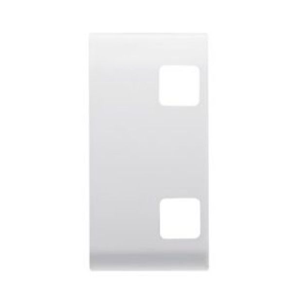 REPLACEABLE BUTTON KEY FOR PUSH-BUTTON PANEL - TO BE COMPLETED WITH 2 LENS - 1 MODULE - SATIN WHITE - CHORUS image 1