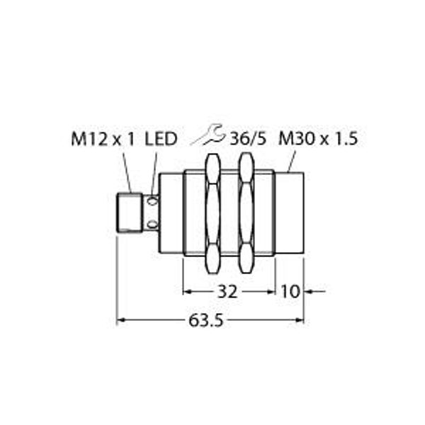 HF Read/Write Head IO-Link   TN-M30-IOL2-H1141 image 2
