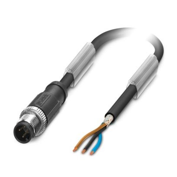 SAC-3P-M12MS/ 0,5-PUR SH - Sensor/actuator cable image 1