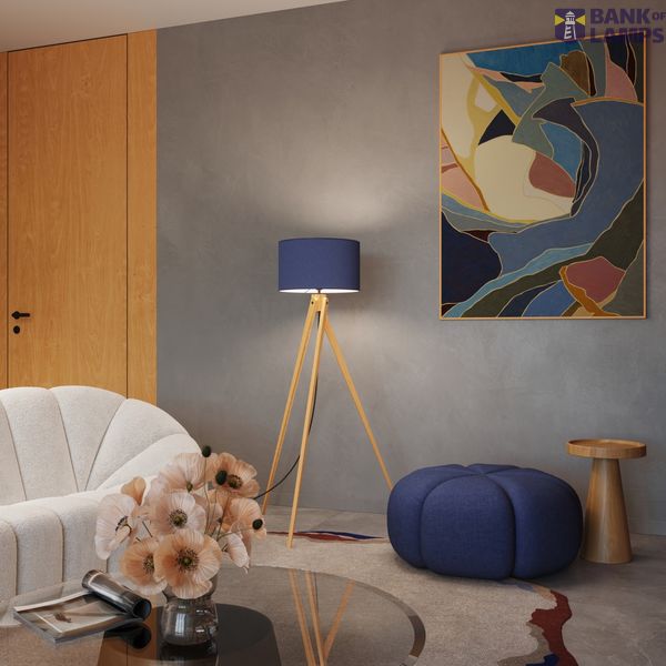 Floor lamp NATT navy image 6