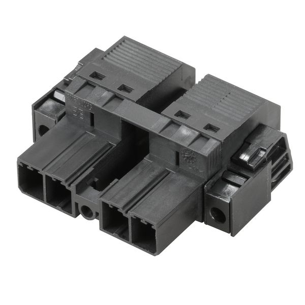PCB plug-in connector, male plug, 7.62 mm, Number of poles: 4, 180°, PUSH IN with actuator, Tension-clamp connection, Box image 2