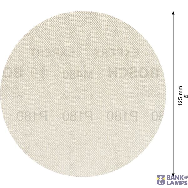 EXPERT M480 Sanding Net for Random Orbital Sanders 125 mm, G 180 50-pc image 1