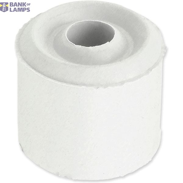 screwed doorstop small white height 30mm (5pcs) image 1