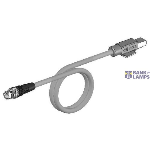 Ethernet Cat.5 cable, PVC, robotic, M12 straight plug / RJ45 plug, 1 m XS5W0270G image 1