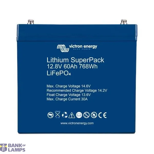 Victron Energy Akumulators Lithium SuperPack 12,8V/60Ah (M6) image 1
