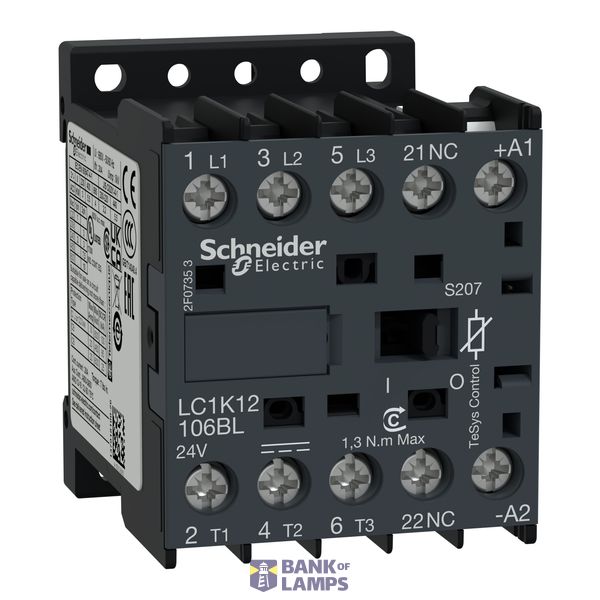 Contactor, TeSys K, 3P, AC-3  image 1