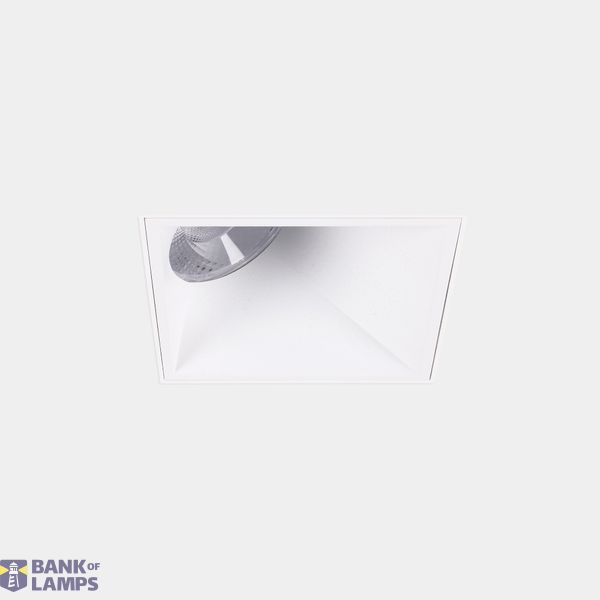 Downlight Play Deco Asymmetrical Square Fixed Trimless 17.7W LED neutral-white 4000K CRI 90 46.3º ON-OFF Trimless/White IP54 1696lm image 1