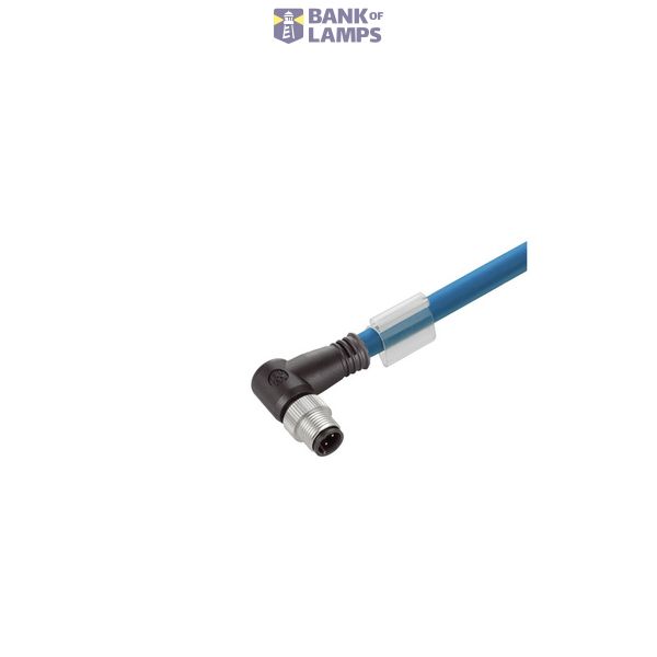Ethernet Railway Cable (assembled), M12 D-code – IP 67 angled pin, Ope image 1
