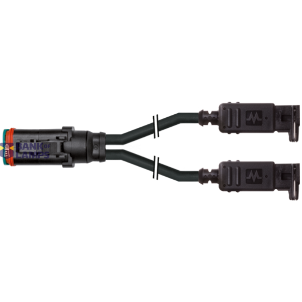 Valve plug MDCY06-4s / 2x Junior Timer 0° PUR 2x0.75 bk 0.5m image 2