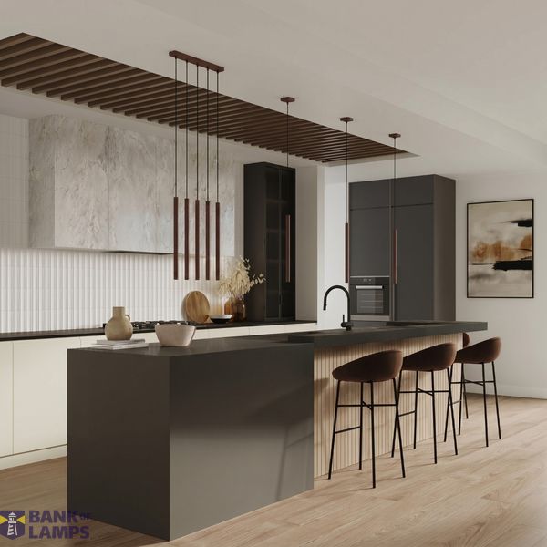 Pendant lamp PASTELO 1 brown image 5