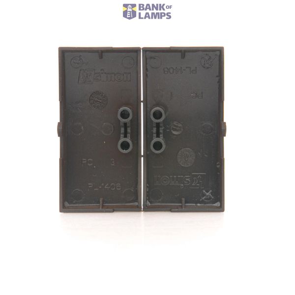 Double electronic switch, champagne matt image 1