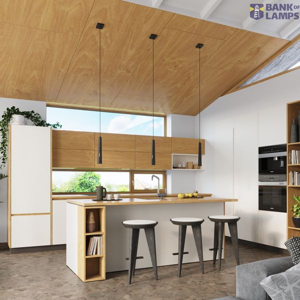 Pendant lamp PRYSM 3L black image 7