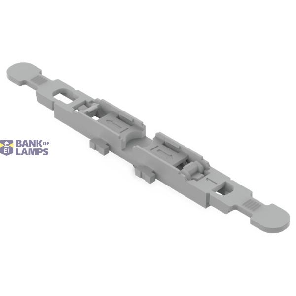 Mounting carrier with strain relief 1-way for inline splicing connecto image 1
