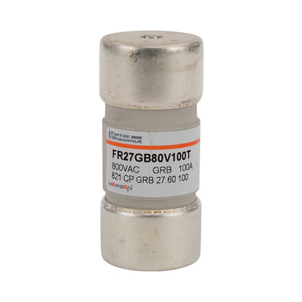 High-Speed Cylindrical Fuse 27x60 gR 800VAC 100A - Striker image 1