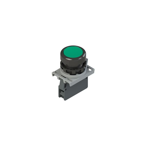 Complete unit with pushbutton, fixing adapter and contact image 1
