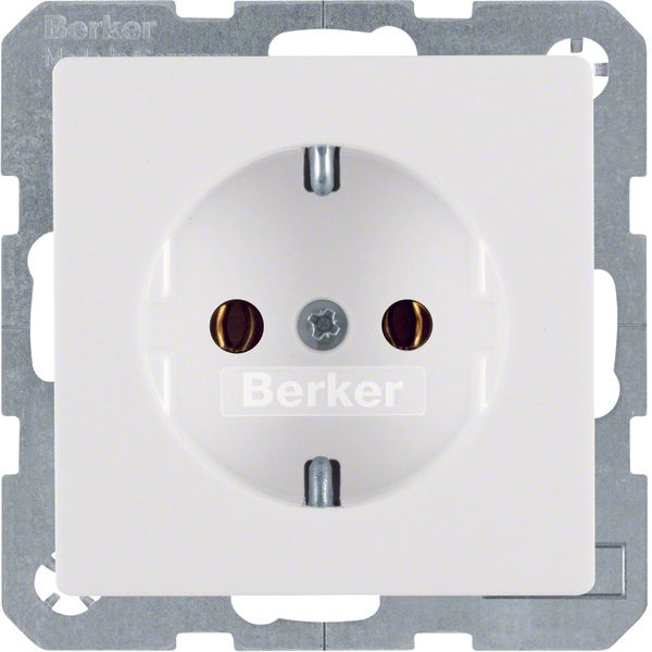 SCHUKO soc. out., Q.1/Q.3, p. white velvety image 1