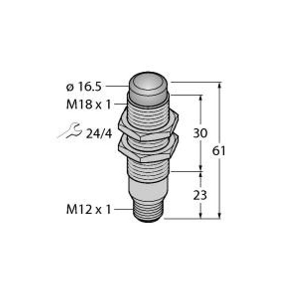LED Signal Light Beacon   M18GRY2PQ image 1