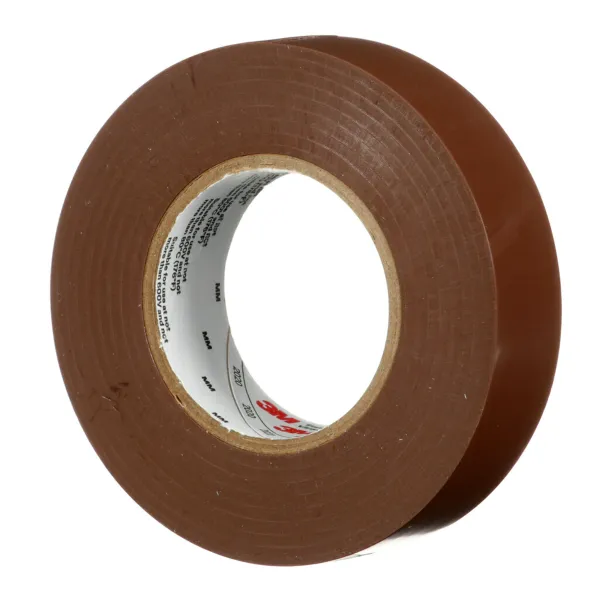 3M™ Temflex™ Vinyl Electrical Tape 165, Brown, 19 mm x 25 m, 100 Rolls image 4