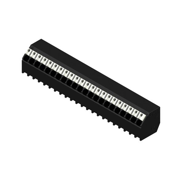 Printed circuit board terminals, 3.50 mm, Number of poles: 22, 135°, Solder pin length (l): 1.5 mm, black, PUSH IN with actuator, Clamping range, max. : 1.5 mm², Tube image 3