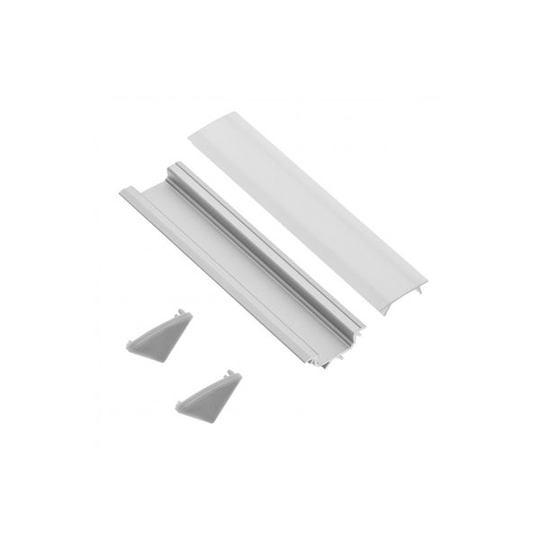 Set GLAX corner (profile, plugs, diffuser) image 1