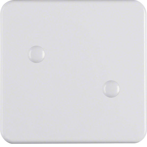 Rocker screw-on, splash-proteced flush-mtd IP44, p. white glossy image 1