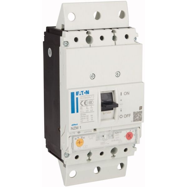 NZMH1-A125-SVE Circuit-breaker, 3p, 125A, plug-in module image 4