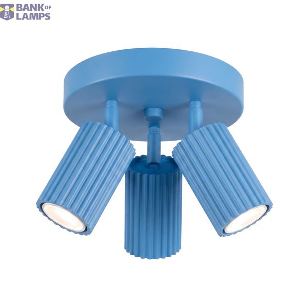 Ceiling lamp KARBON 3P azure image 5