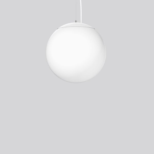 Replacement glass, moulded glass D 350 H 331 colour: white image 2